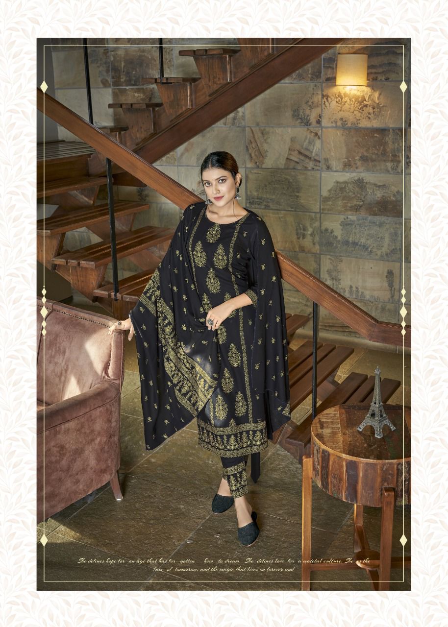 PRACHI V 2 Rayon Designer Fancy Wear Printed Readymade Salwar Suit Collection
